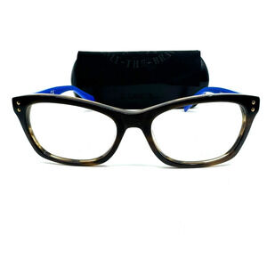 Diesel DL5073-1 Eyeglasses Frames Brown Tortoise Blue Cat Eye 53-17‎ H11980